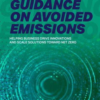 Guidance on Avoided Emissions