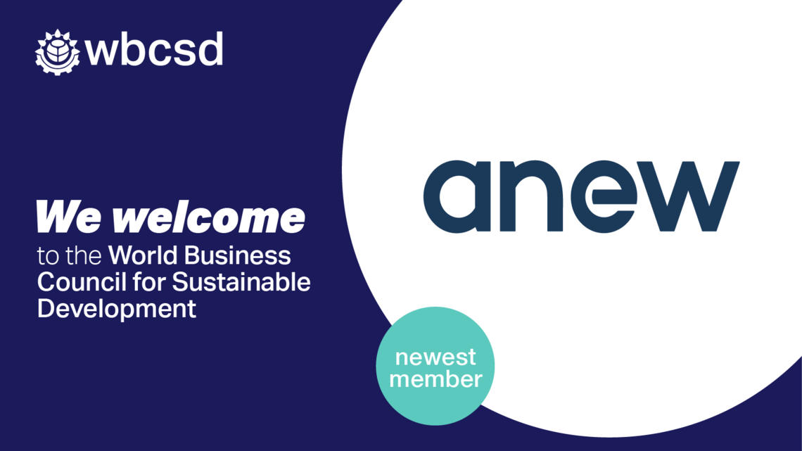     Anew joins the World Business Council for Sustainable Development