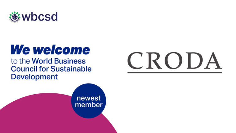 View Croda joins the World Business Council for Sustainable Development