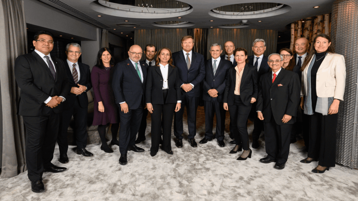     King Willem-Alexander of the Netherlands Meets With WBCSD Executive Committee