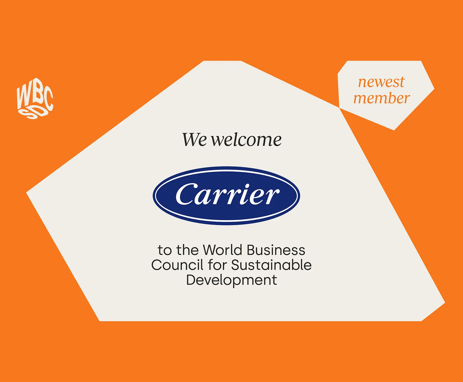 Carrier Joins the World Business Council for Sustainable Development (WBCSD)