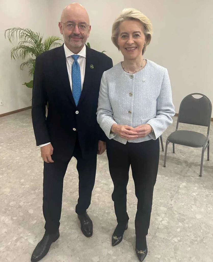 Peter Bakker met with German Chancellor Friedrich Merz, EU President Ursula von der Leyen