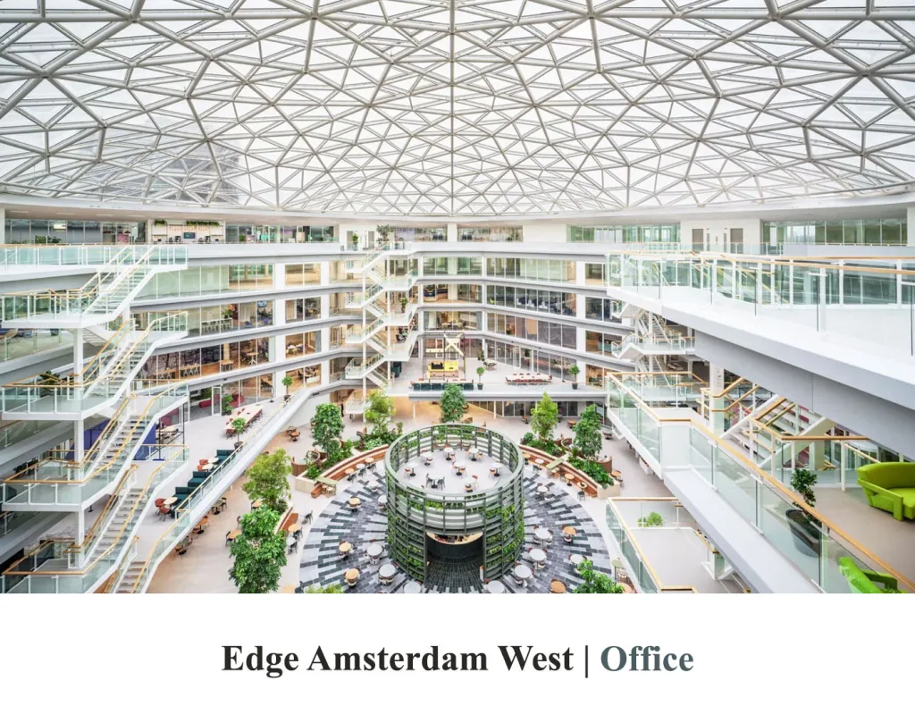 Edge Amsterdam West sustainable office building in Amsterdam