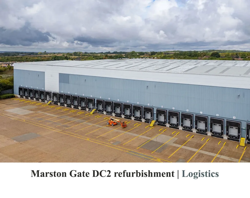 Commercial real estate retrofit improving efficiency and reducing operational costs