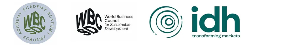 Living wages in action logos - partnership with IDH