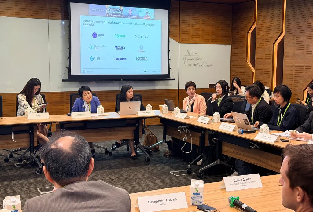 Roundtable-discussion-at-Ecosperity-Week-2026-on-transition-finance-and-carbon-data-in-Asia | WBCSD WBCSD Ecosperity Week 2026 panel exploring climate resilience and AI for Asia's energy transition
