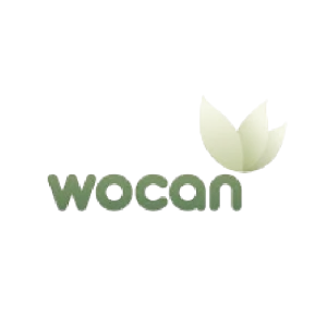 Women Organizing for Change in Agriculture and Natural Resource Management (WOCAN) logo.